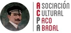 Logotip de l'Associació Cultural Paco Abadal amb el retrat de Francisco Abadal